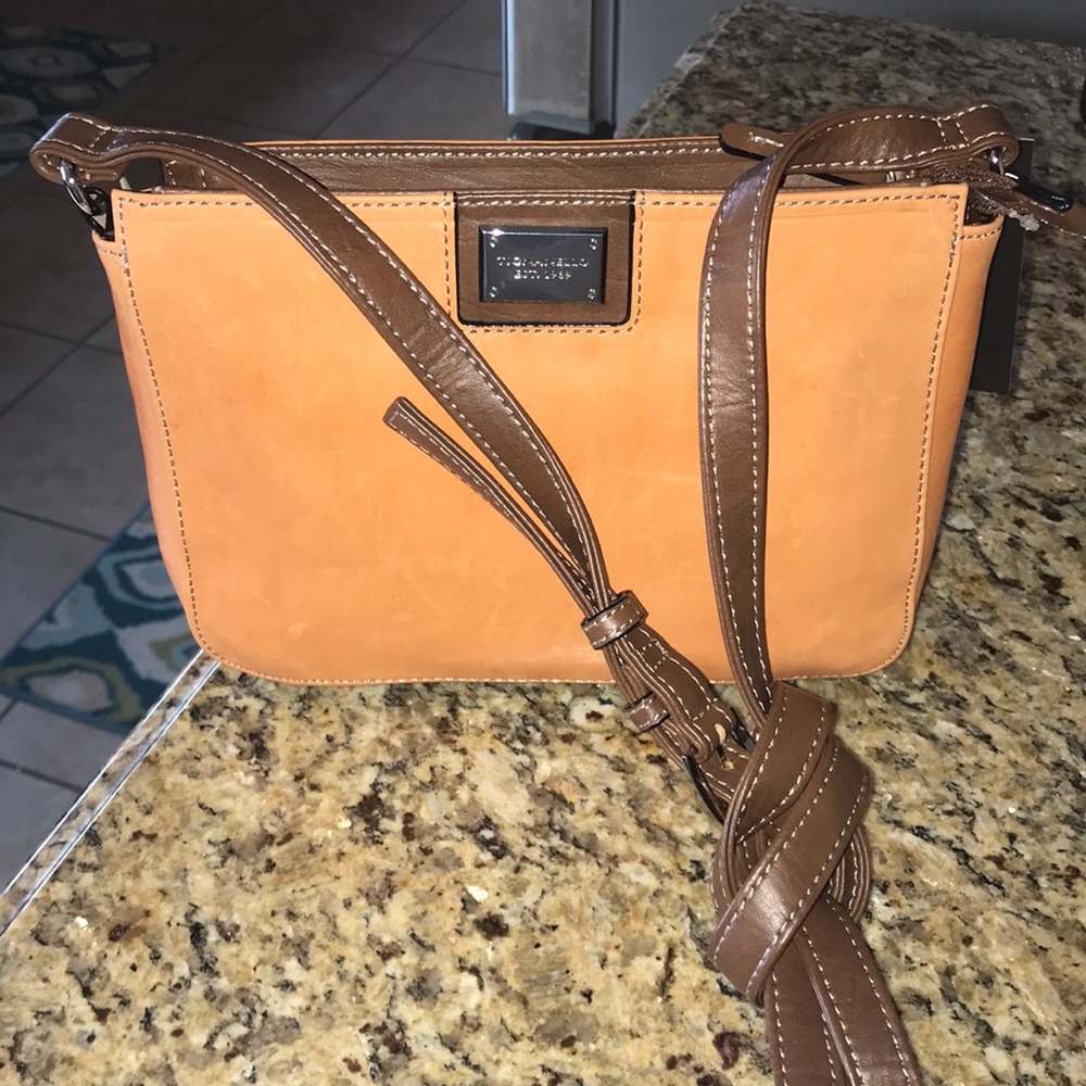 Tignanello all leather crossbody